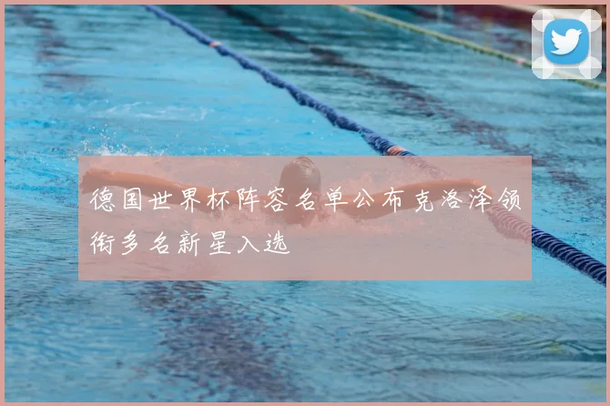 德国世界杯阵容名单公布克洛泽领衔多名新星入选